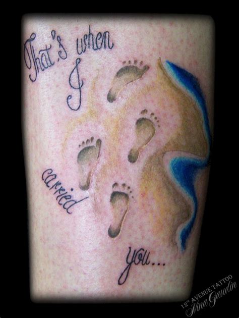 10 Fabulous Footprints In The Sand Tattoo Ideas 2024