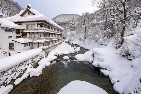 Takaragawa Onsen Osenkaku in Gunma Prefecture, Japan Stock Photo - Image of winter, landmark ...