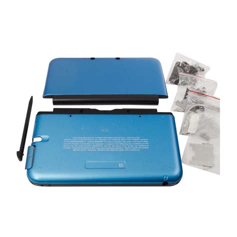 Nintendo 3DS XL LL Blue Replacement Full Shell Housing - Blue 3DS XL ...