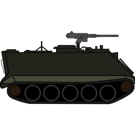 M113 Armoured Personnel Carrier | Free SVG