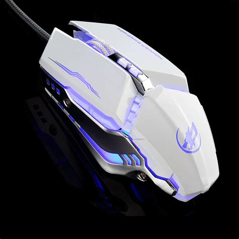 Wholesale Warwolf T9 Gaming Mouse - White From China