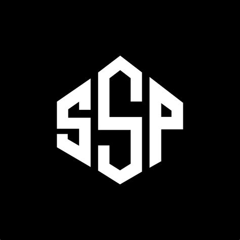 SSP letter logo design with polygon shape. SSP polygon and cube shape ...