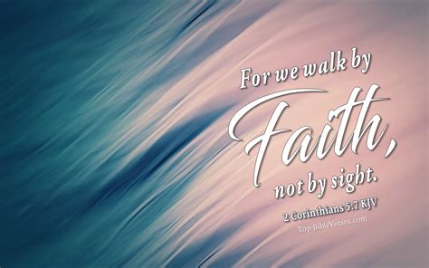 2 Corinthians 5:7 Christian Bible Verse Desktop Wallpapers