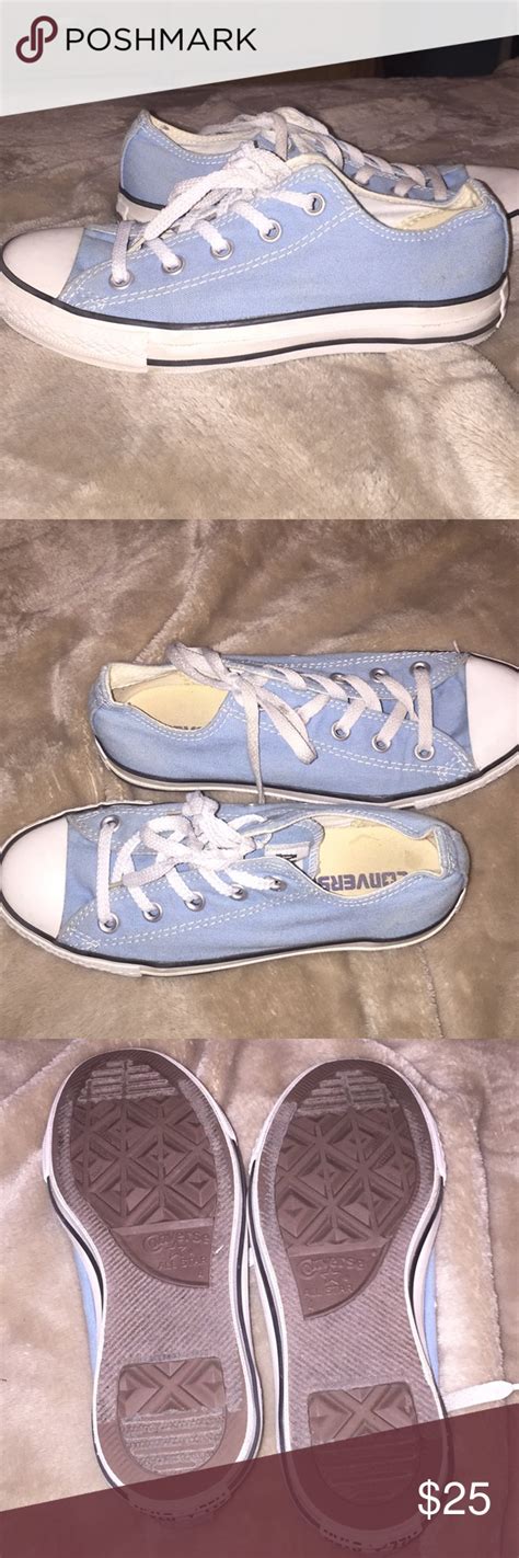 Converse light blue size 6 | Converse, Light blue, Converse low tops