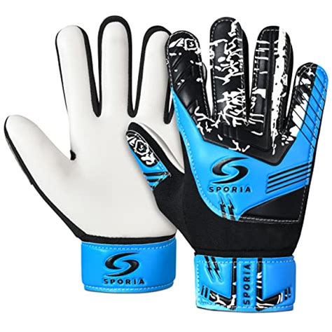 SPORIA Soccer Goalie Gloves Youth Goalie Gloves with Double Wrist ...