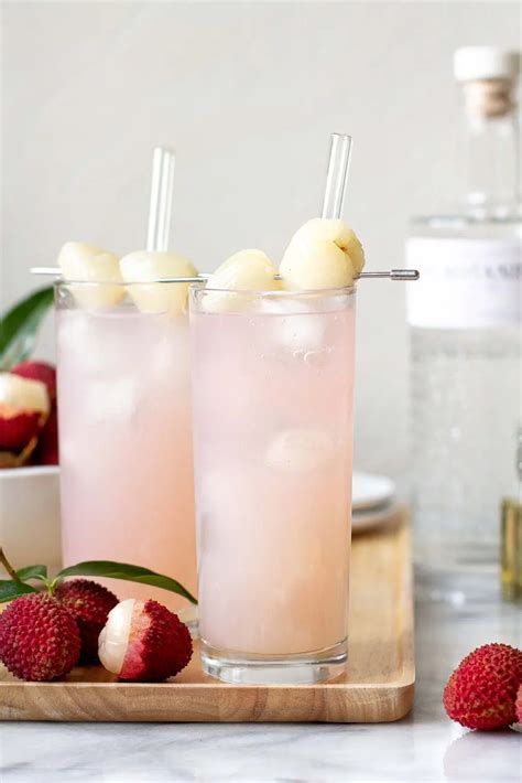 Sparkling Lychee Cocktail - #foodbyjonister | Recipe | Lychee cocktail, Lychee drink recipes ...