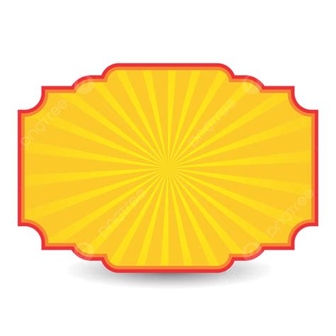 Forma Creativa De Color Amarillo Para El Diseño De Banner Flexible Vector PNG , Forma, Bandera ...