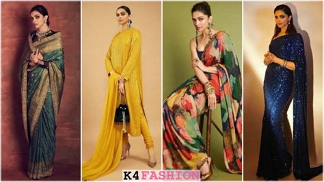 Deepika Padukone’s Dresses, Sarees, Lehenga, Jewellery & More - K4 Fashion