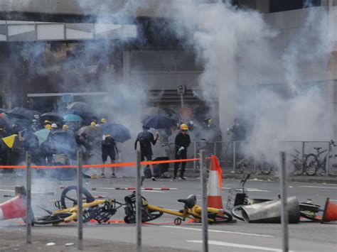 Hong Kong Protester Is Shot By Police As Clashes Over Democracy Take A Dark Turn | WJCT NEWS