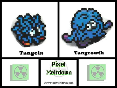 Items similar to Tangela, Tangrowth Pokemon Pixel Art on Etsy