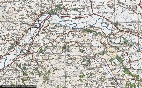 Historic Ordnance Survey Map of Westbrook, 1919