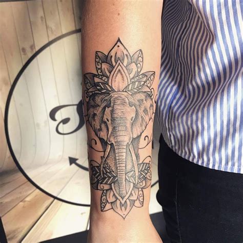 Elephant | Elephant tattoos, Sleeve tattoos for women, Forearm tattoo women