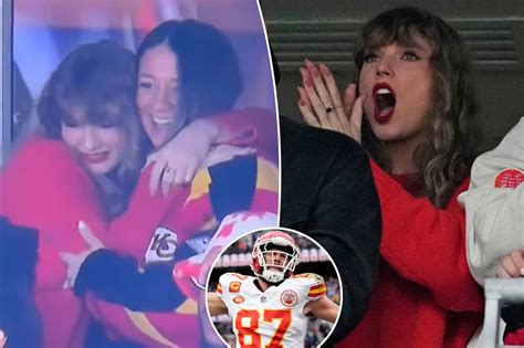 Taylor Swift cheers on Travis Kelce at Chiefs vs. Ravens game with ...