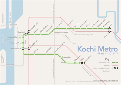 Kochi Metro – Metro maps + Lines, Routes, Schedules