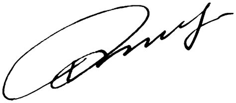 Signature PNG Transparent Images