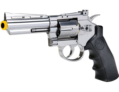 SRC 4 Inch Titan Full Metal CO2 Airsoft Revolver - Silver - Just Airsoft Guns