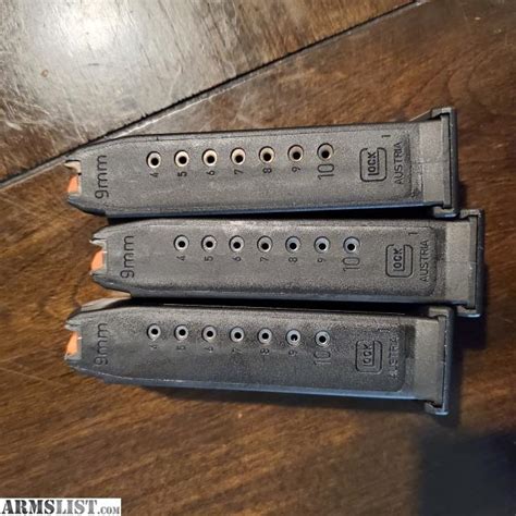 ARMSLIST - For Sale: Glock 19 gen 5 magazines California compliant NEW