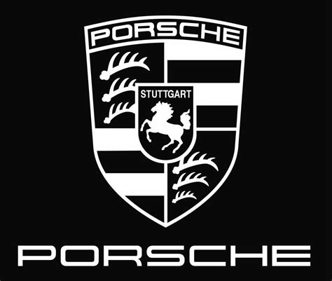 Porsche Logo Black