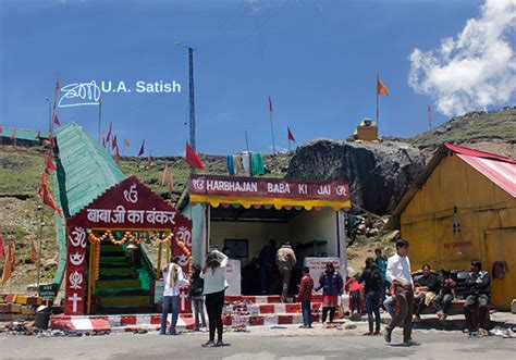 Old Baba Mandir temple at 13,000 feet in Sikkim - U.A. Satish