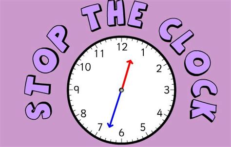 Homeschool Parent: Stop The Clock Telling Time Game