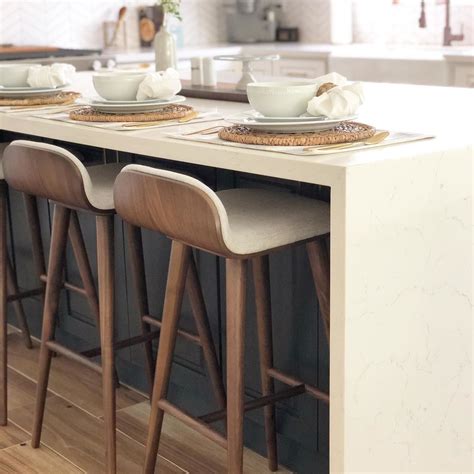 Sede Mist Gray Walnut Counter Stool | Bar stools kitchen island, Stools for kitchen island, Bar ...