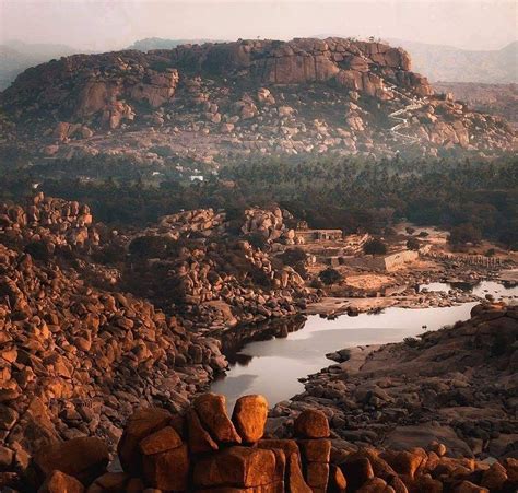 Ruins of Kishkindha Kingdom of Vanaras and the birthplace of Shri ...