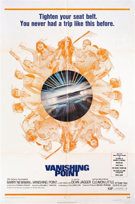 Vanishing Point Original 1971 U.S. One Sheet Movie Poster - Posteritati ...