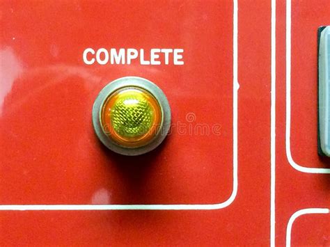 Emergency Use only Complete Red Light Button Switch Concept Design Background Stock Photo ...