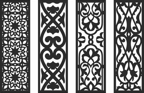 Decorative Screen Patterns For Laser Cutting 130 Free DXF File Free ...