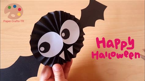 🎃 Halloween Bat Craft - YouTube