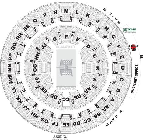 eTicketHawaii.com - Hawaii's Online Ticket Source - Stan Sheriff Center Map