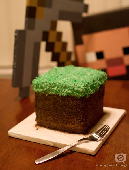 Be Different...Act Normal: Minecraft Birthday Cake [Dirt Block Cake]