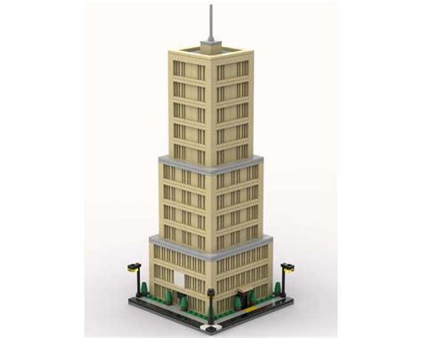 LEGO MOC Modular Office Building #03 by meregt | Rebrickable - Build ...