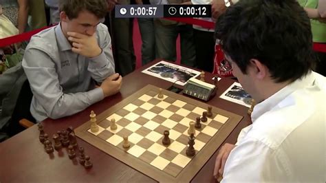 Magnus Carlsen VS Vladimir Kramnik | Blitz Chess Endgame - YouTube