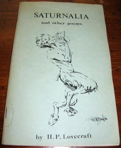 Amazon.com: H.P.Lovecraft - Saturnalia and Other Poems, Edited by S.T. Joshi - RARE Call Of ...