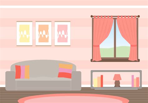 Living Room Background Cartoon