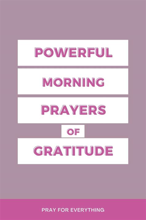 8 Powerful Morning Prayers of Gratitude to Start Your Day