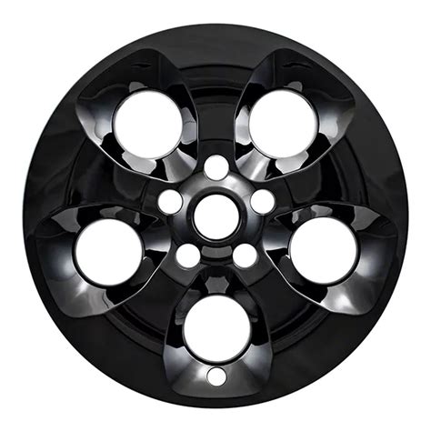 Jeep Wrangler 18-Inch Impostor 5-Spoke Wheel Covers; Gloss Black ABS ...