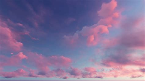 ( CGI 4k Stock Footage ) Dusk Sunset Clouds 3 - Time Lapse Seamless ...