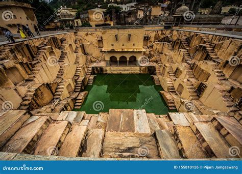 Panna Meena Ka Kund Destination in Jaipur Stock Photo - Image of amer ...