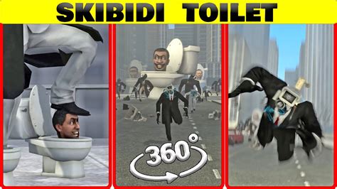 Skibidi Toilet 32 bop yes yes looks SKIBIDI TOILET and dance VR 360° 4K - YouTube