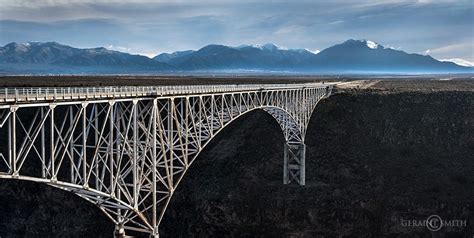 Rio Grande Gorge Bridge, US Highway 64, Taos New Mexico.