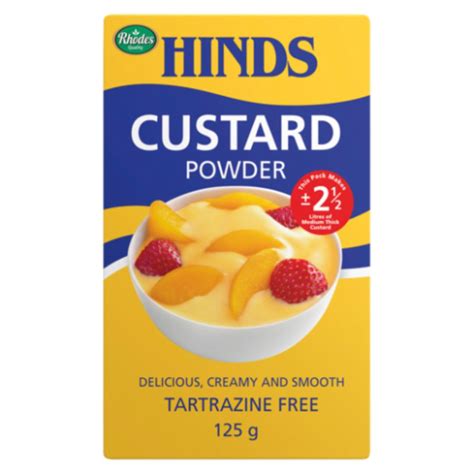Rhodes Hinds Custard Powder 1x125g – Superb Hyper