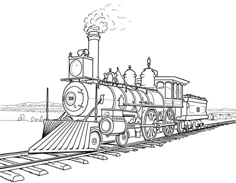 Steam Engine Drawing at GetDrawings | Free download