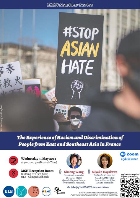 [Event] The experience of racism and discrimination of people from East and Southeast Asia in ...