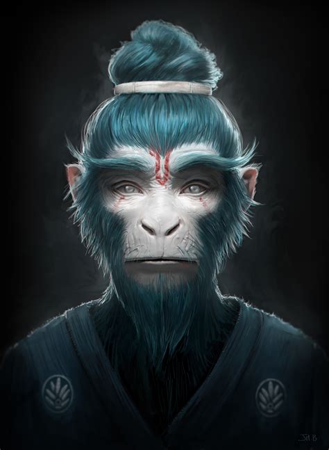 Blue Monkey on Behance