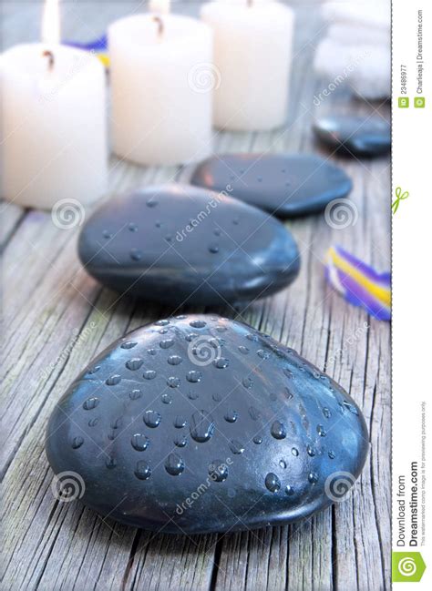 Spa zen stones stock image. Image of harmony, treatment - 23486977