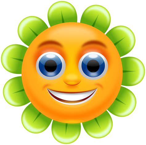 Clipart Smiley Face Flower Clip Art Library | Images and Photos finder