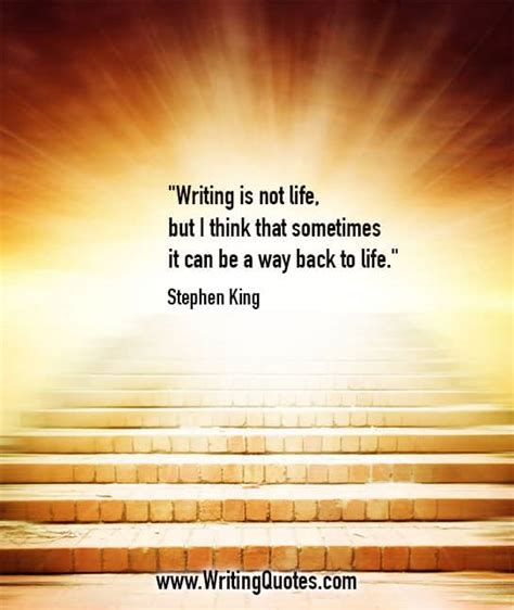 Stephen King Quotes - Not Life