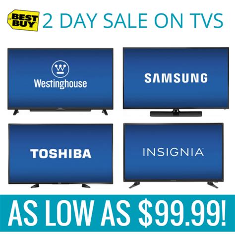 Best Buy TV Sale with TVs as low as $99! 2 Days Only!